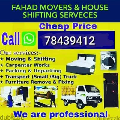 muscat furniture house shiftingg low price