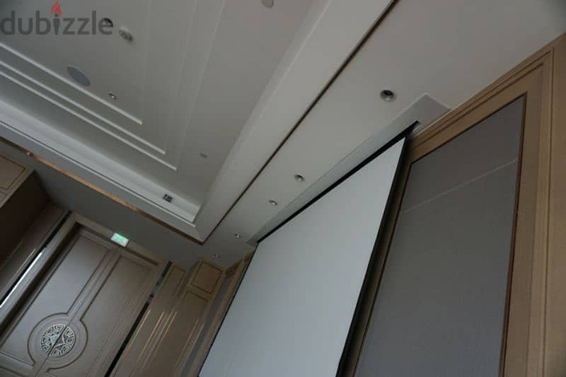 شاشة عرض السقف الكهربائية للديكور 2