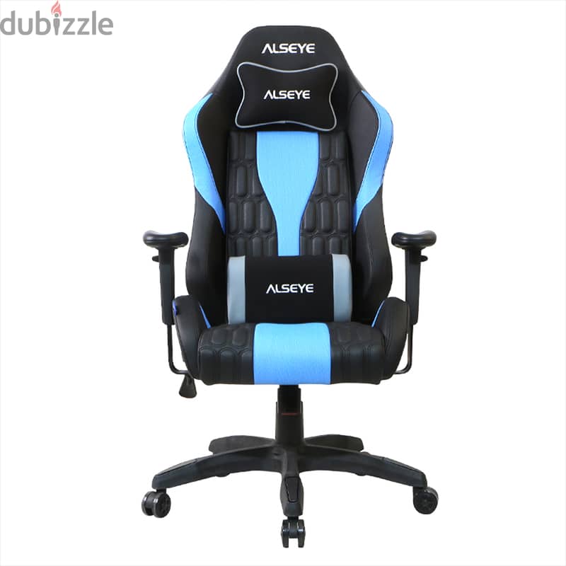 Alseye A6 Blue/Black Gaming Chair - كرسي جيمينج بالازرق و الاسود ! 1