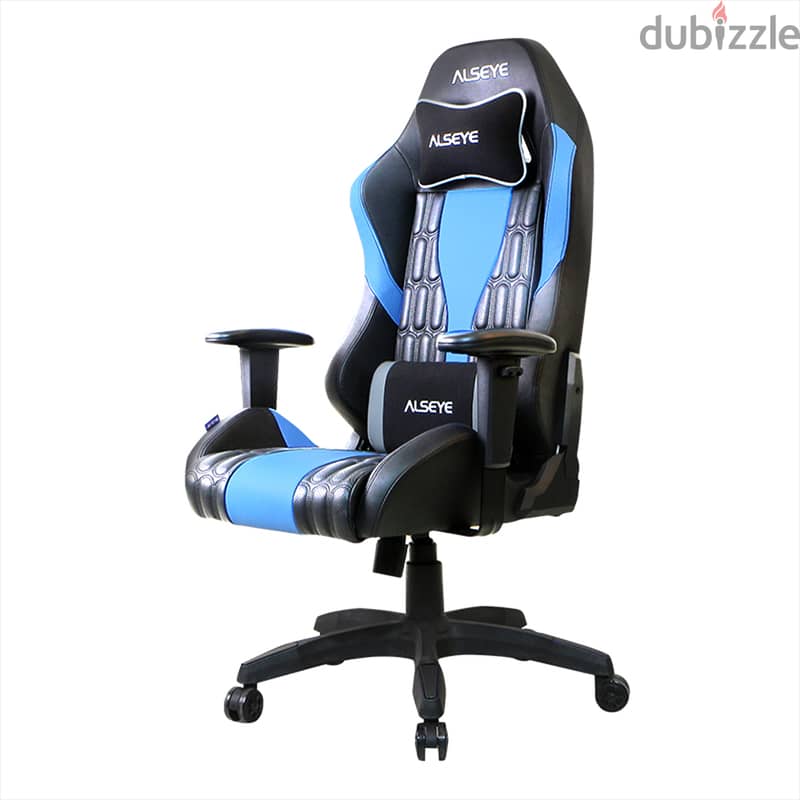 Alseye A6 Blue/Black Gaming Chair - كرسي جيمينج بالازرق و الاسود ! 3