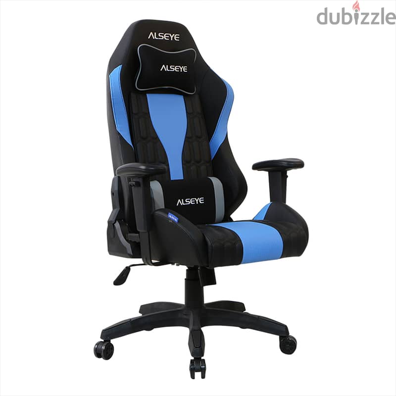 Alseye A6 Blue/Black Gaming Chair - كرسي جيمينج بالازرق و الاسود ! 7