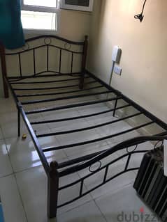 Steel Bed double 0