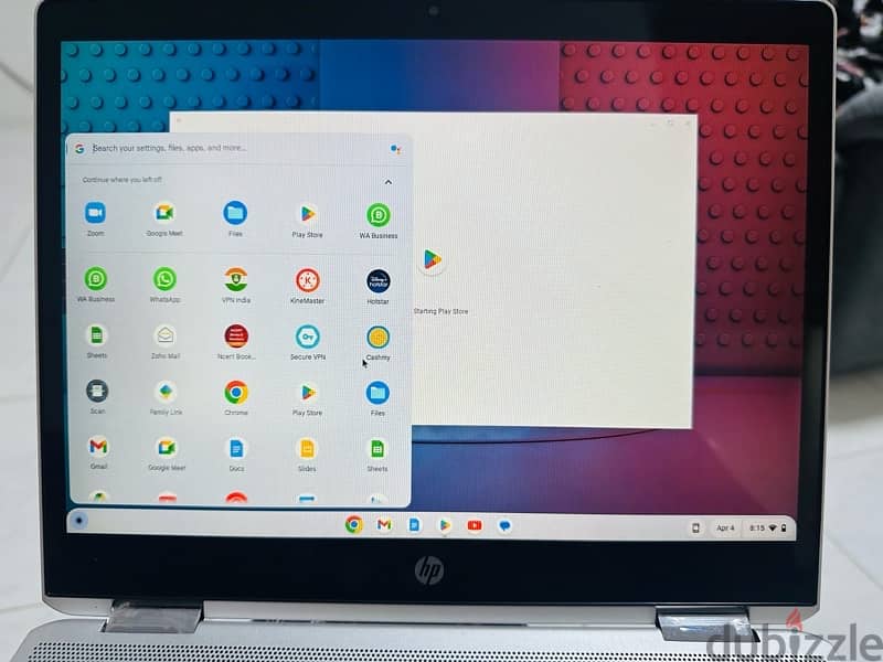 HP CHROMEBOOK TOUCHSCREEN WITH 360 DEGREE ROTATABLE LIKE NEW 2