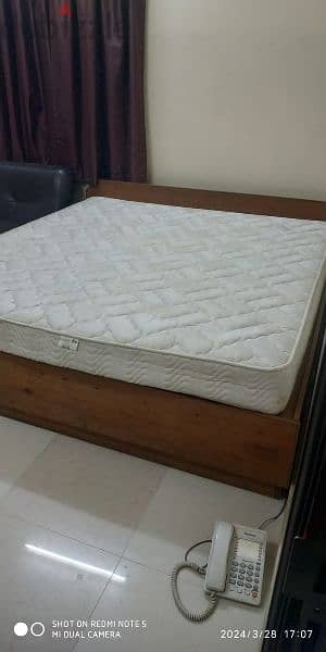king size good bed and 2 cylinders for sale 4