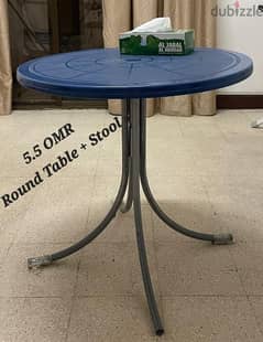 Round Table+ stool