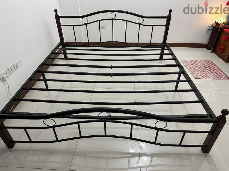 Steel Bed king size 0