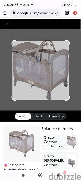 stroller and graco baby crib , cycle 3