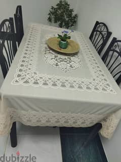 Dinning Table with Heavy Duty 4 Chairs 0