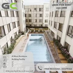1BHK apartment at al muzn residence for rent
