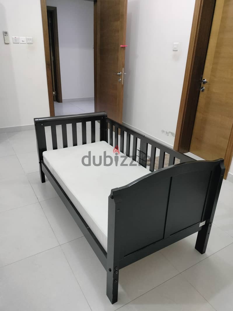 Used Medicated matress and kids bed with mattress 1