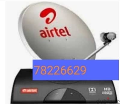 Nilsat arabsat dish Airtel pakast tata saky All satellite