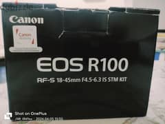 CANON R 100 kit lens  with cleaning kit available