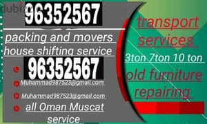 mover and packer traspot service all oman udud