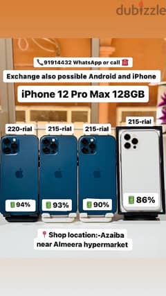 iPhone 12 Pro Max 128GB - good condition phone 0
