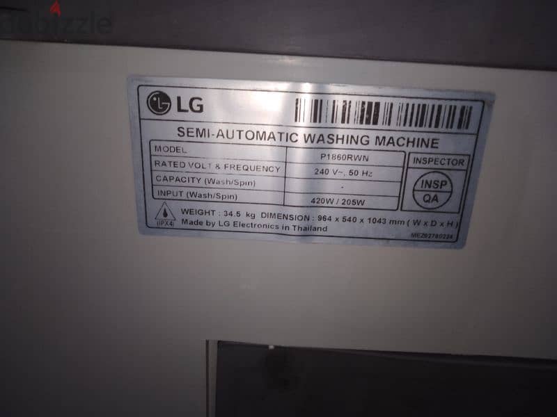 LG Big  Washing Machine 4
