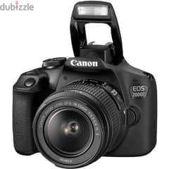 Canon DSLR 2000D Camera, EF-S 18-55 III kit
+ Promage Camera Tripod