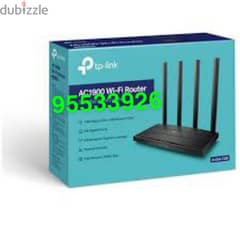 WiFi Router fixing Internet service Networking cable pulling 0