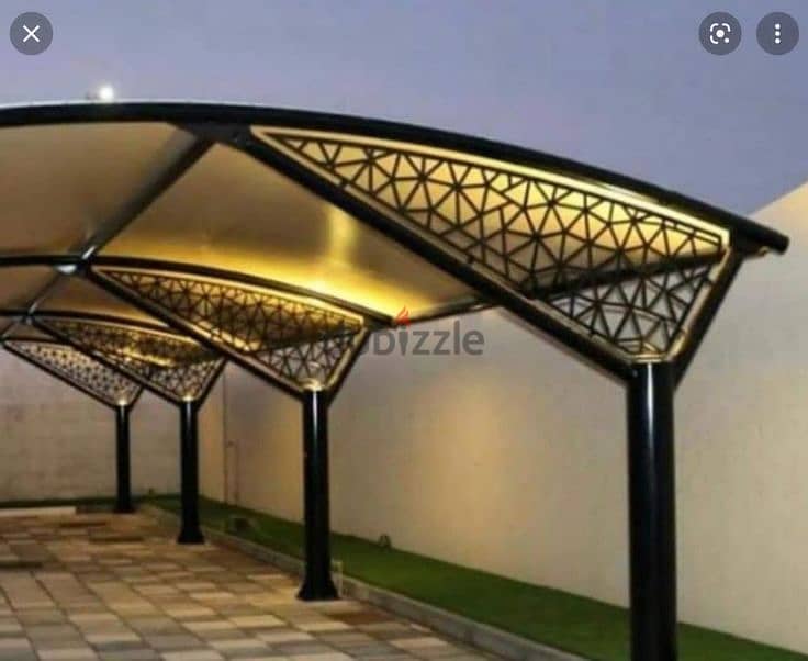 We are making Car parking shades for low price in Oman. 3
