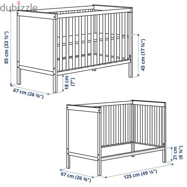 IKEA baby cot 1
