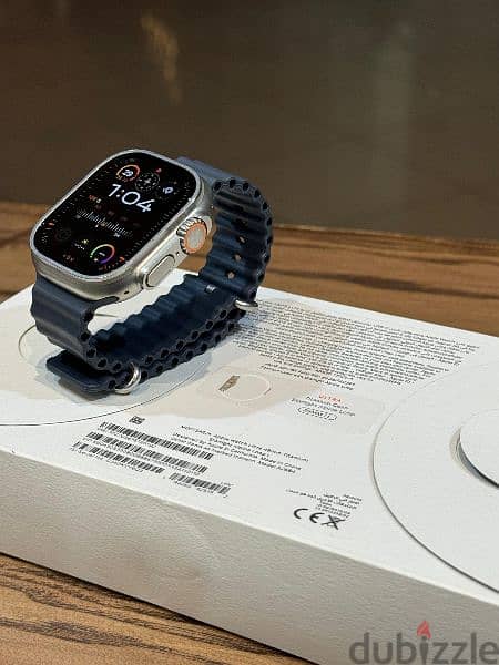 Apple Watch Ultra 49mm Titanium Starlight case Alpine Loop design 1