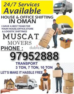 MUSCAT OMAN HOUSE SHIFTING MOVERS AND PACKERS BEST SERVICES ALL Oman