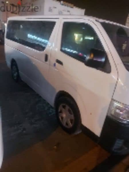 Toyota hiace 2015 for rent monthly 1
