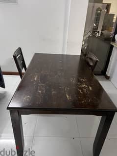 Strong dining table
