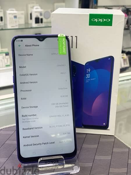 Oppo F11 | 256GB | 8GB RAM | Box , Charger and handfree 1