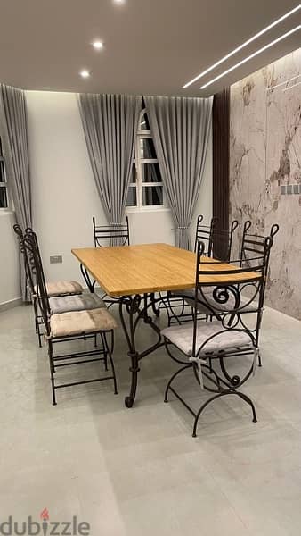 Dining table 8 seaters with chairs 1