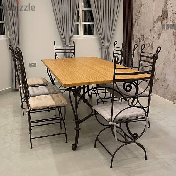 Dining table 8 seaters with chairs 4