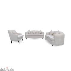 Ember 6 Seater Fabric Sofa - Spacious Relaxation 0