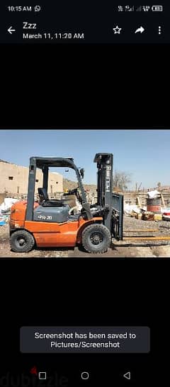 forklift for rent monthly98779090