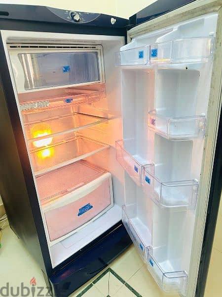 Urgently Selling Asset refrigerator single door 210 ltr 1