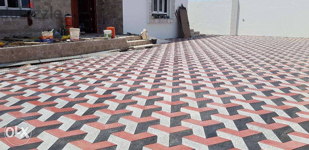 INTERLOCK PAVING BLOCKS انترلوك ذو جوده عاليه 9