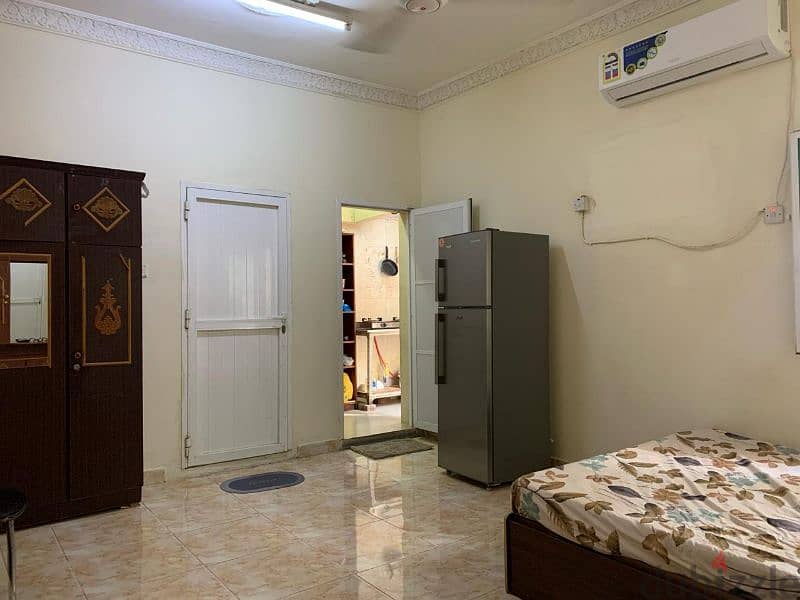and room with attached bathroom for rent in al khuwairl 1