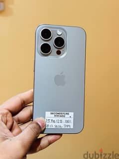 iPhone 15 Pro 128GB - natural titanium - 18-12-2024 Apple warranty 0