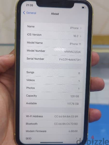 IPhone 11 128GB Battery Health 93% In Good Condition 
For Sale 5