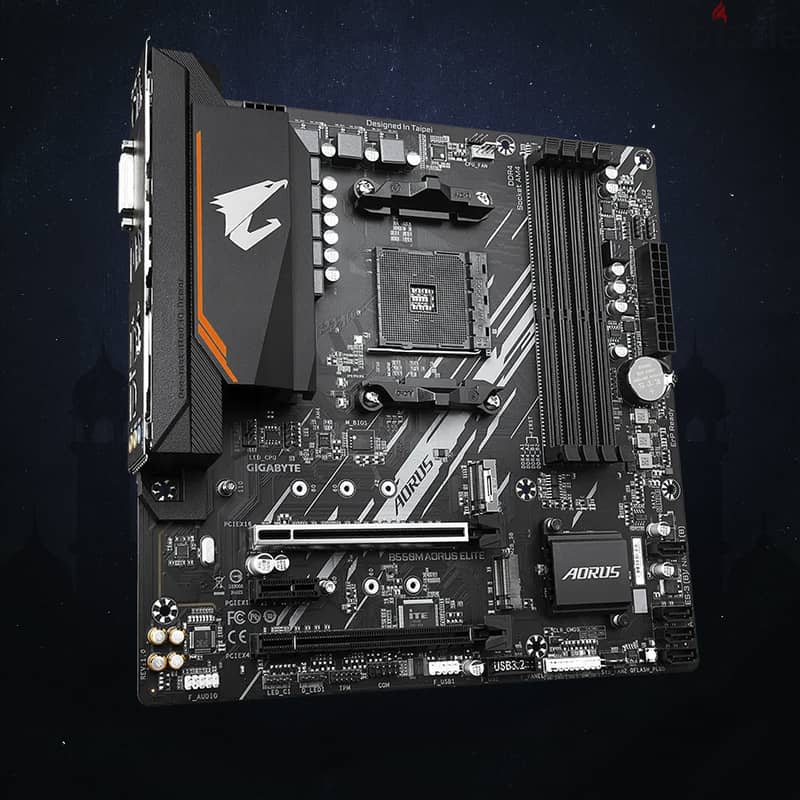 Gigabyte AMD B550 Aorus Elite Gaming Motherboard - مذربورد من جيجابايت 1