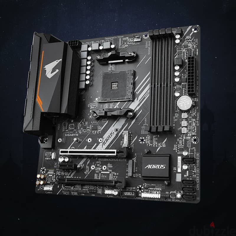 Gigabyte AMD B550 Aorus Elite Gaming Motherboard - مذربورد من جيجابايت 2