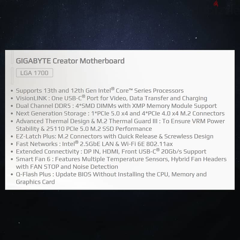 GigaByte Z790 Aero G Gaming MotherBoard - مذربورد جيمينج من جيجابايت ! 6