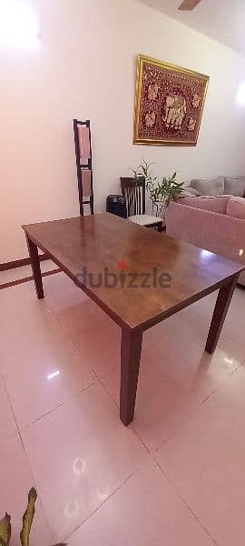 6 Seater Dining table purchased from Home Center. Immaculate condition 6