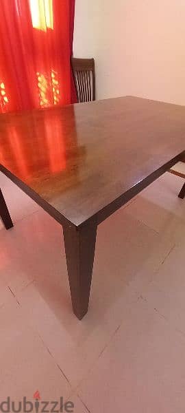 6 Seater Dining table purchased from Home Center. Immaculate condition 9