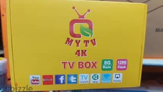 my TV latest model android tv box with subscription all world count