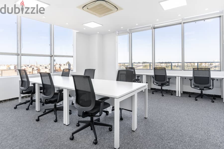 Fully serviced open plan office space for you and your team in Muscat, 1