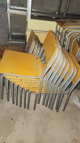 These are used tables and chairs for schools or hotels ALL HAVE GOOD 6