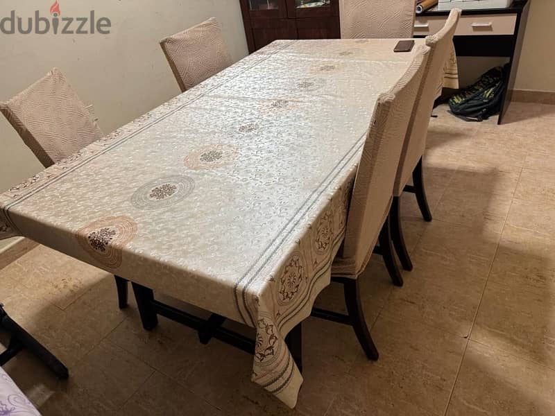 7 seater recliner -6 seater dining table 2