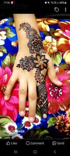 Mehandi (henna) for eid
