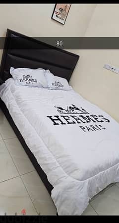 Queen sized bed and mattress, good quality.