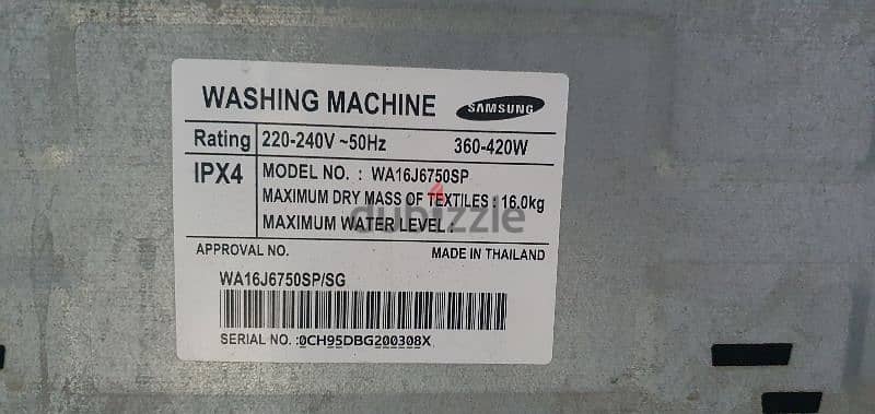 samsung washing machine 0