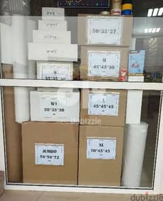 Packing Material Carton Boxes, Lamination Roll, stretch roll etc